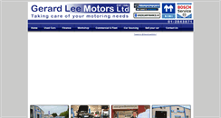 Desktop Screenshot of gerardleemotors.ie